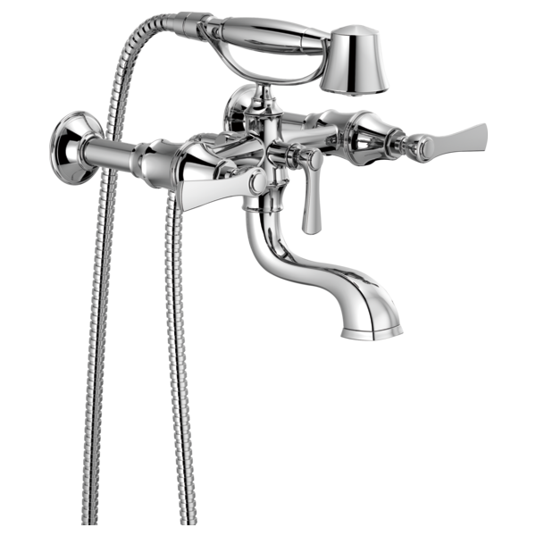 Brizo Rook T70360 Two-Handle Tub Filler Trim Kit with Lever Handles