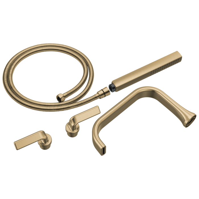 Brizo Allaria T70367 Two-Handle Tub Filler Trim Kit with Twist Lever Handles