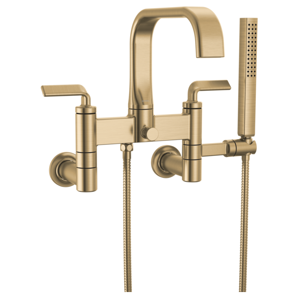 Brizo Allaria T70367 Two-Handle Tub Filler Trim Kit with Twist Lever Handles