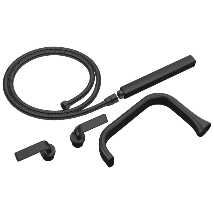 Brizo Allaria T70367 Two-Handle Tub Filler Trim Kit with Twist Lever Handles