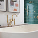 Brizo Allaria T70368 Two-Handle Tub Filler Trim Kit with Lever Handles, luxe gold clear acrylic - view 5