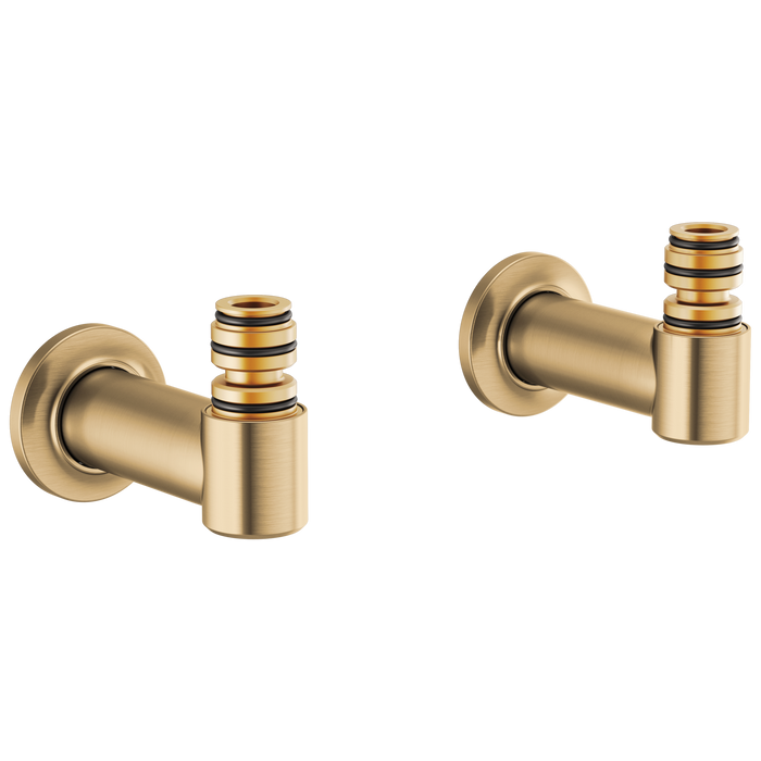 Brizo Kintsu T71764 Wall Mount Tub Filler Unions