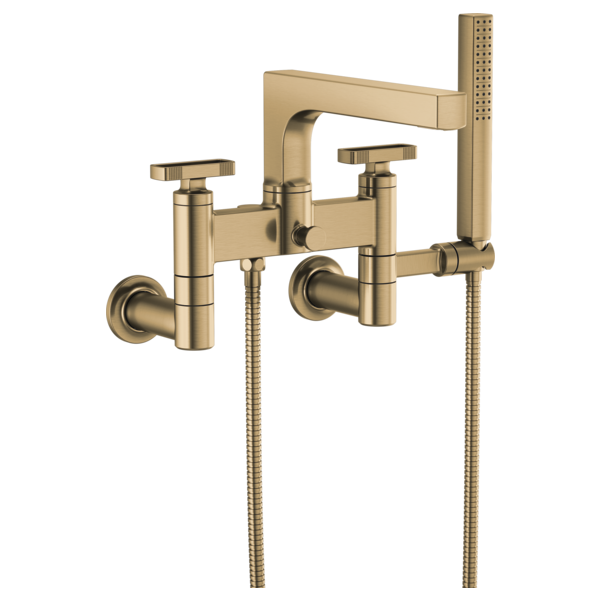 Brizo Kintsu T71764 Wall Mount Tub Filler Unions
