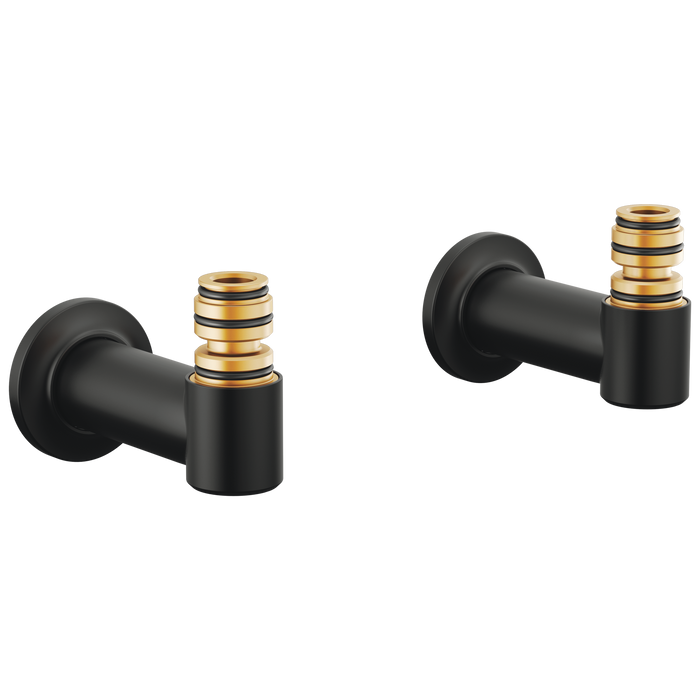 Brizo Kintsu T71764 Wall Mount Tub Filler Unions