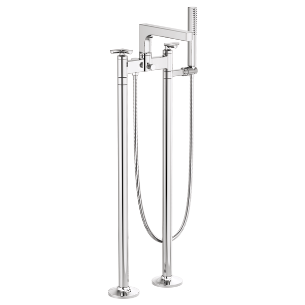 Brizo Kintsu T71766 Floor Mount Tub Filler Unions