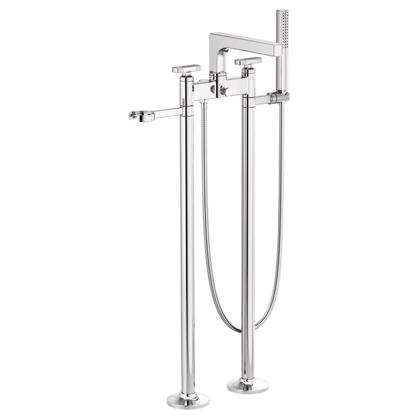 Brizo Kintsu T71766 Floor Mount Tub Filler Unions
