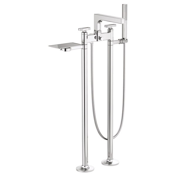 Brizo Kintsu T71766 Floor Mount Tub Filler Unions
