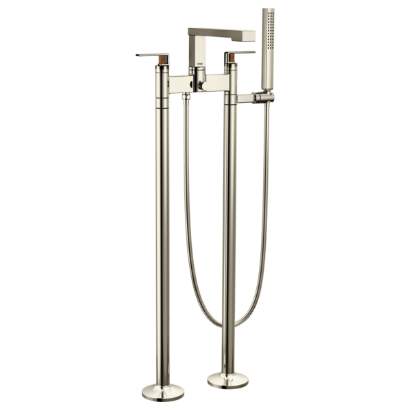 Brizo Kintsu T71766 Floor Mount Tub Filler Unions