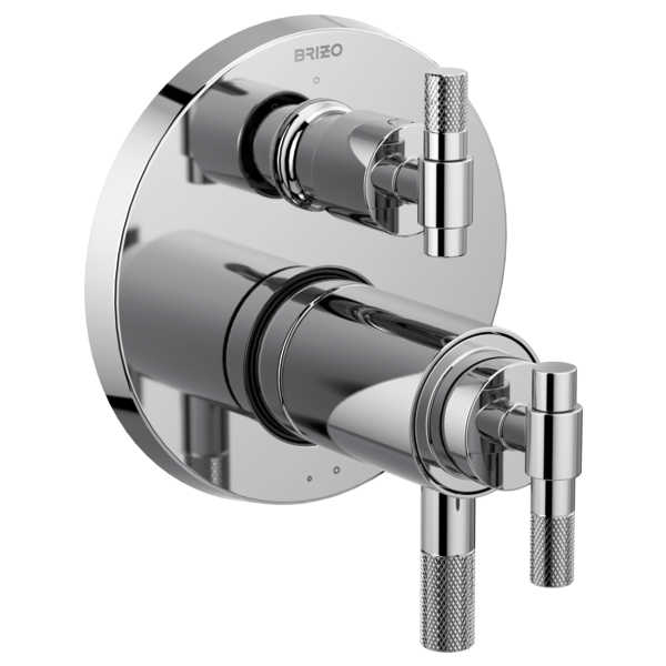 Brizo Litze T75535 TempAssure Thermostatic Valve with 3-Function Diverter Trim - Less Handles