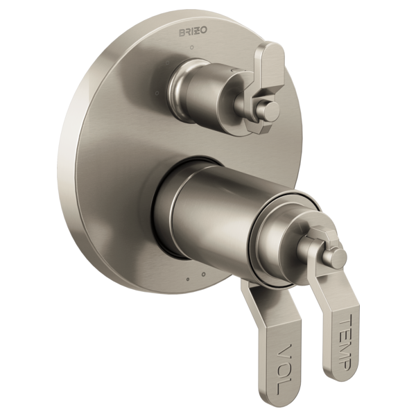Brizo Litze T75535 TempAssure Thermostatic Valve with 3-Function Diverter Trim - Less Handles