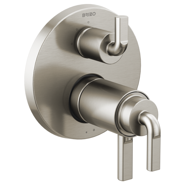 Brizo Litze T75535 TempAssure Thermostatic Valve with 3-Function Diverter Trim - Less Handles