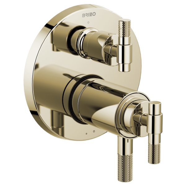 Brizo Litze T75535 TempAssure Thermostatic Valve with 3-Function Diverter Trim - Less Handles