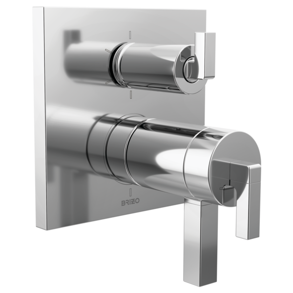 Brizo Frank Lloyd Wright T75622 TempAssure Thermostatic Valve with 6-Function Integrated Diverter Trim - Less Handles
