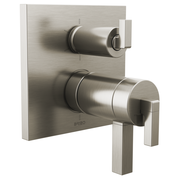 Brizo Frank Lloyd Wright T75622 TempAssure Thermostatic Valve with 6-Function Integrated Diverter Trim - Less Handles