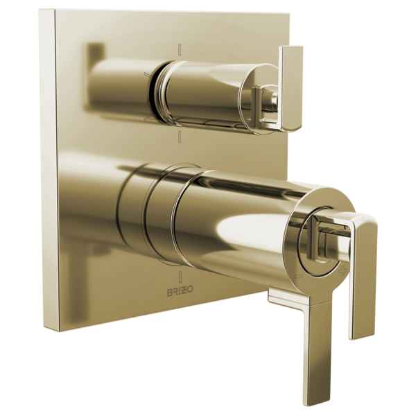 Brizo Frank Lloyd Wright T75622 TempAssure Thermostatic Valve with 6-Function Integrated Diverter Trim - Less Handles