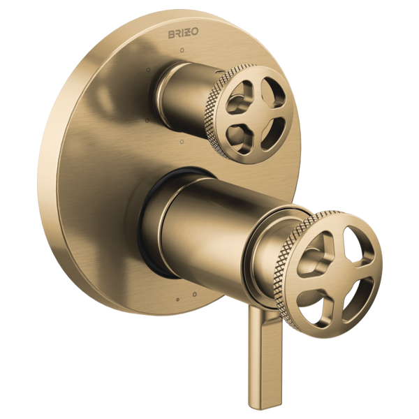 Brizo Litze T75635 TempAssure Thermostatic Valve with 6-Function Diverter Trim - Less Handles