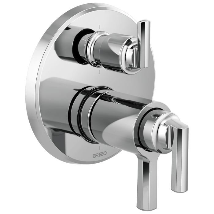 Brizo Levoir T75698 Tempassure Thermostatic Valve With Integrated 6-Function Diverter Trim