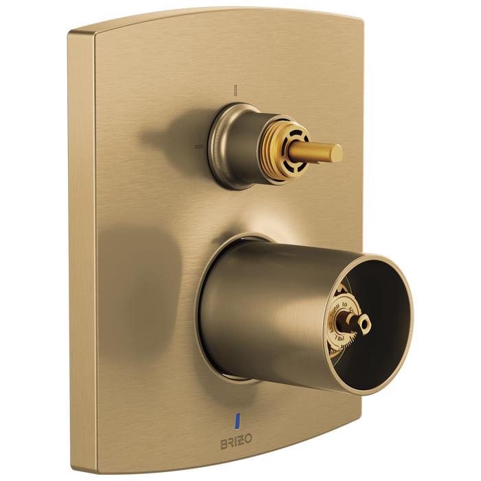 Brizo Kintsu T75P506 Pressure Balance Valve Trim with Integrated 3-Function Diverter Trim - Less Handles