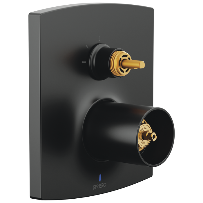 Brizo Kintsu T75P506 Pressure Balance Valve Trim with Integrated 3-Function Diverter Trim - Less Handles