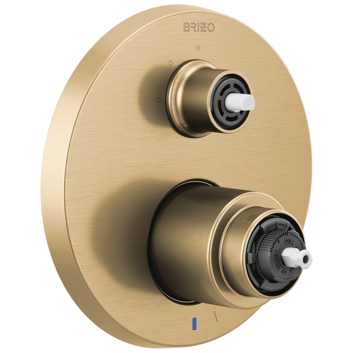 Brizo Litze T75P535 Pressure Balance Valve with Integrated 3-Function Diverter Trim - Less Handles
