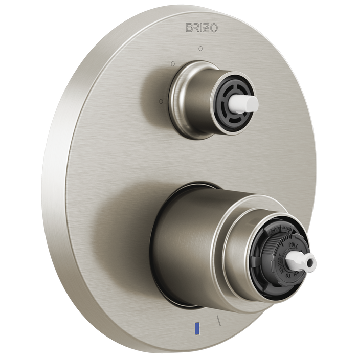 Brizo Litze T75P535 Pressure Balance Valve with Integrated 3-Function Diverter Trim - Less Handles