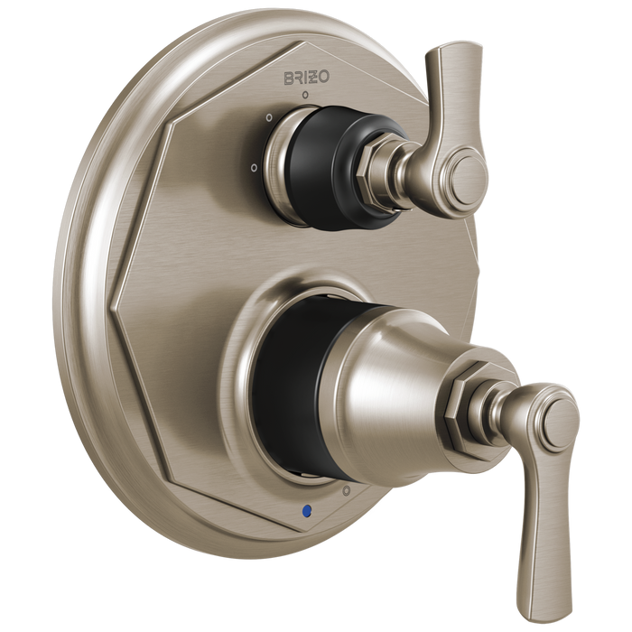 Brizo Rook T75P560 Pressure Balance Valve with Integrated 3-Function Diverter Trim