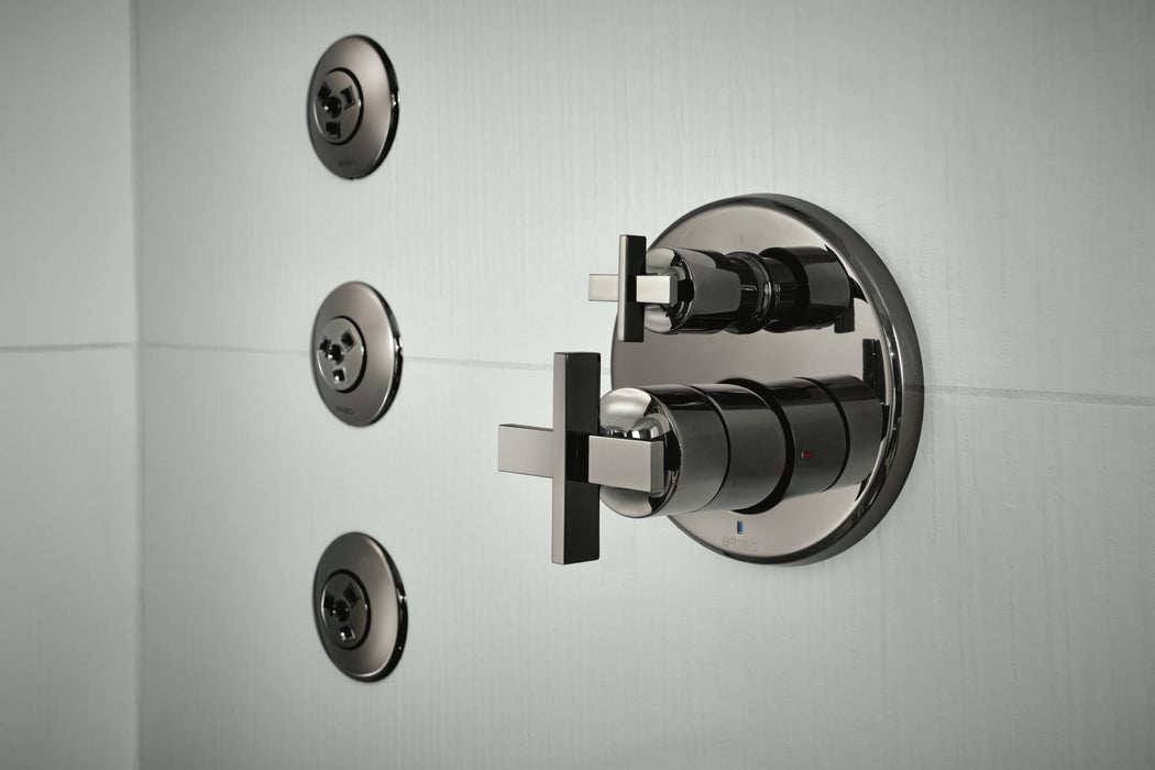 Brizo Levoir T75P598 Pressure Balance Valve With Integrated 3-Function Diverter Trim - Less Handles