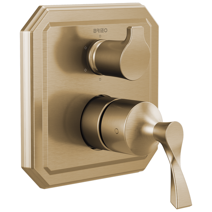 Brizo Virage T75P630 Pressure Balance Valve with Integrated 6-Function Diverter Trim