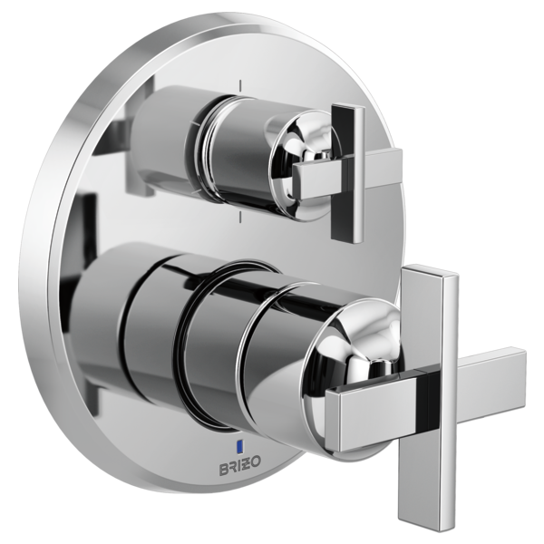 Brizo Levoir T75P698 Pressure Balance Valve With Integrated 6-Function Diverter Trim - Less Handles