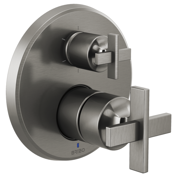 Brizo Levoir T75P698 Pressure Balance Valve With Integrated 6-Function Diverter Trim - Less Handles