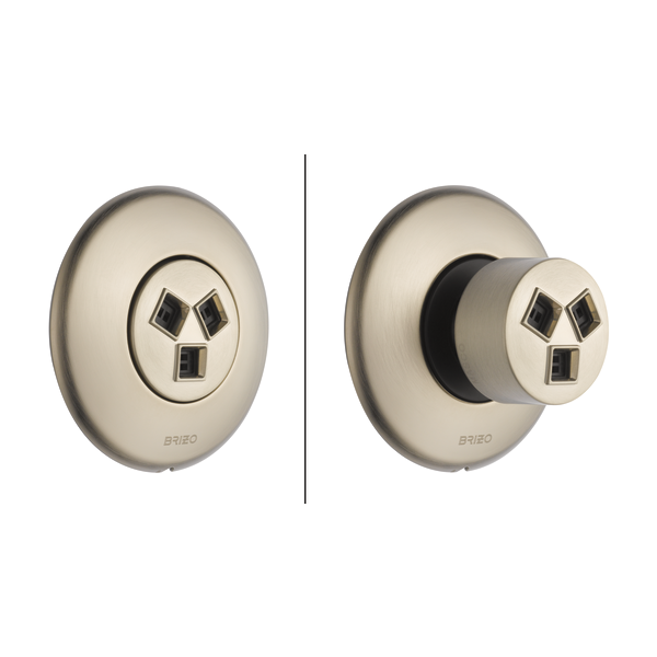Brizo Essential Shower T84613 Hydrachoice Max Round Body Spray Trim