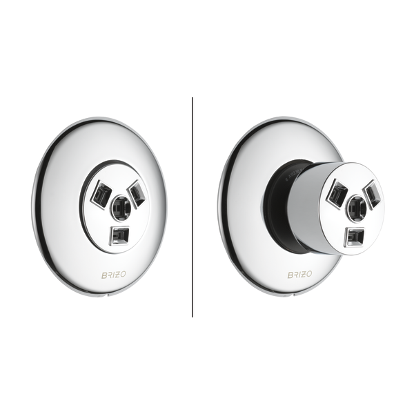 Brizo Essential Shower T84613 Hydrachoice Max Round Body Spray Trim