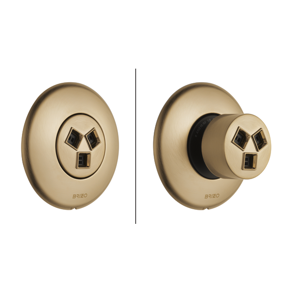 Brizo Essential Shower T84613 Hydrachoice Max Round Body Spray Trim