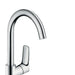 hansgrohe Logis Single-Hole Faucet 210 with Swivel Spout and Pop-Up Drain, 1.2 GPM