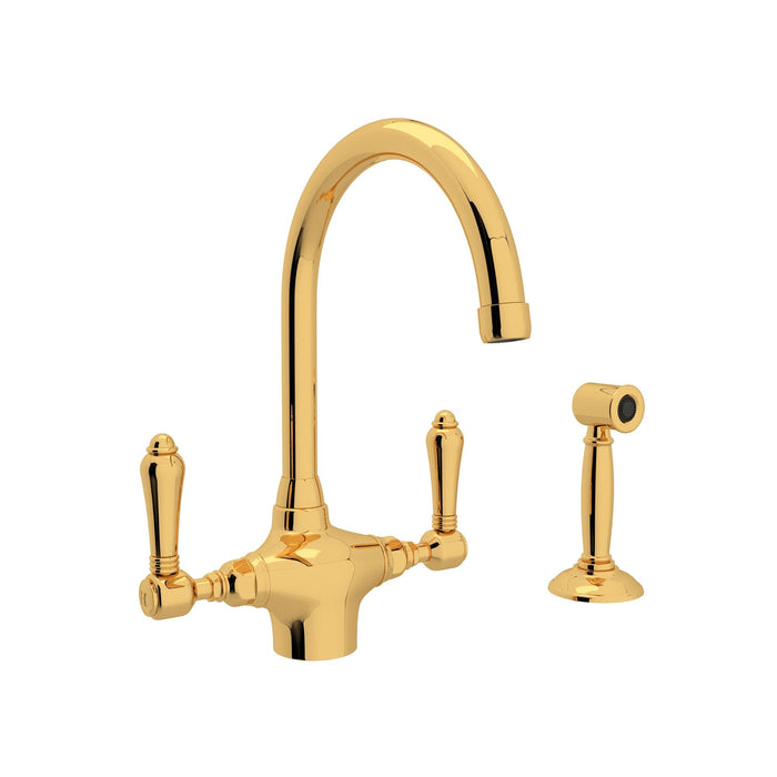 ROHL A1676WS San Julio® Two Handle Kitchen Faucet With Side Spray