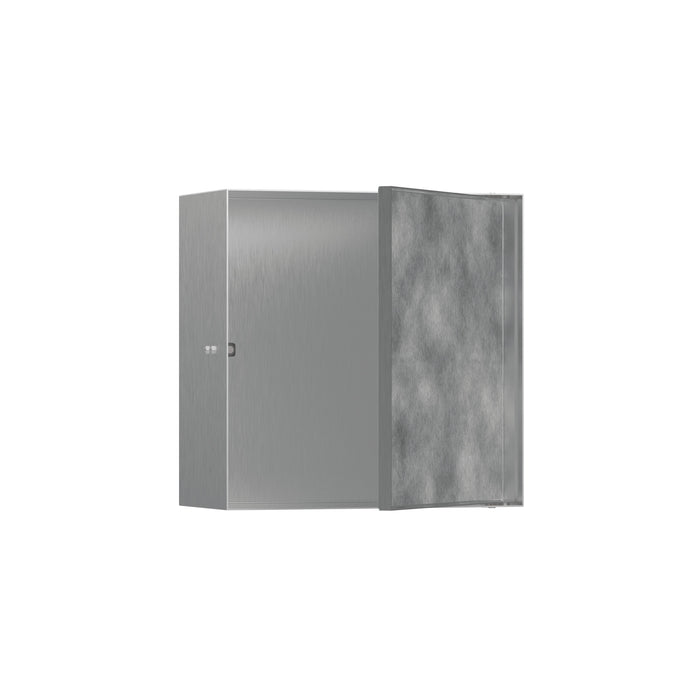 hansgrohe XtraStoris Rock Wall Niche with Tileable Door 12"x 12"x 5.5"