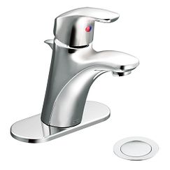 Moen Baystone 1H Lav Lvr 50/50Wa 1/2 Chr