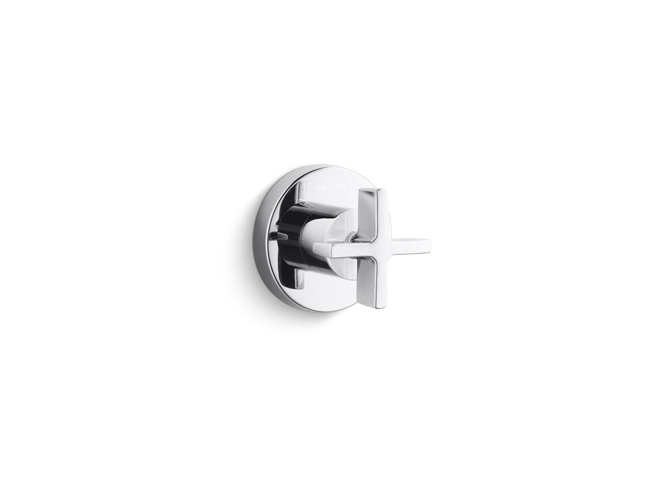 Kallista P24423-CR-CP One Volume Control Trim, Cross Handle