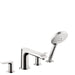 hansgrohe Metris 4-Hole Roman Tub Set Trim with 1.75 GPM Handshower