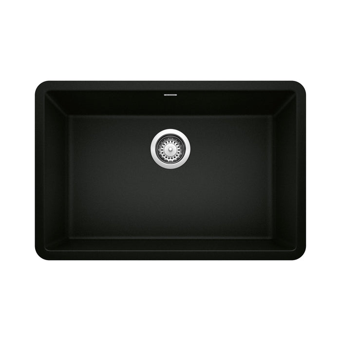 BLANCO 442930 Precis 27" Single Bowl Kitchen Sink - Coal Black