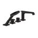 AXOR Citterio E 4-Hole Thermostatic Roman Tub Set Trim with 1.75 GPM Handshower