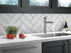 Delta Trinsic 1159LF Single Handle Kitchen Faucet, arctic stainless - view 2