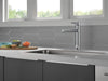 Delta Trinsic 1159LF Single Handle Kitchen Faucet, chrome - view 2