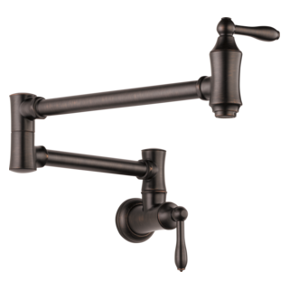 Delta 1177LF Traditional Wall Mount Pot Filler, venetian bronze - view 2