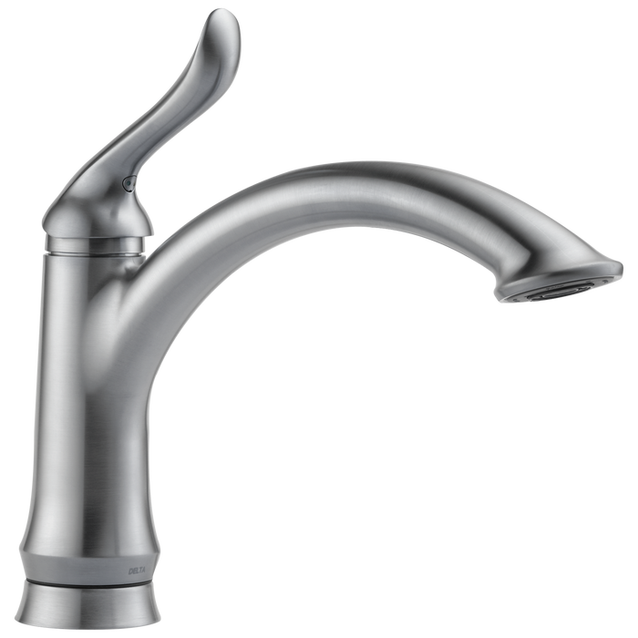 Delta Linden 1353 Single Handle Kitchen Faucet, arctic stainless