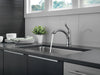 Delta Linden 1353 Single Handle Kitchen Faucet, arctic stainless - view 4