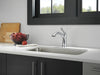Delta Linden 1353 Single Handle Kitchen Faucet, chrome - view 5