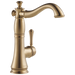 Delta Cassidy:1997LF Single Handle Bar / Prep Faucet, champagne bronze