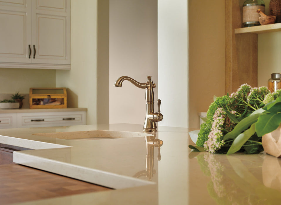Delta Cassidy:1997LF Single Handle Bar / Prep Faucet, champagne bronze - view 3