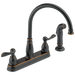 Delta Windemere 21996LF Two Handle Kitchen Faucet, oil bronze